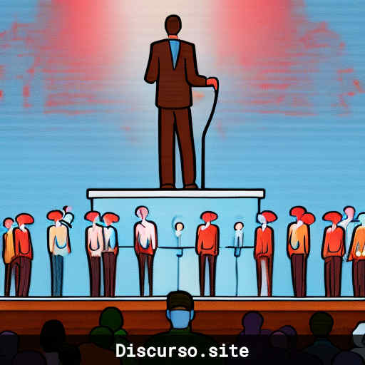 Agradecimiento en el podio frente al público