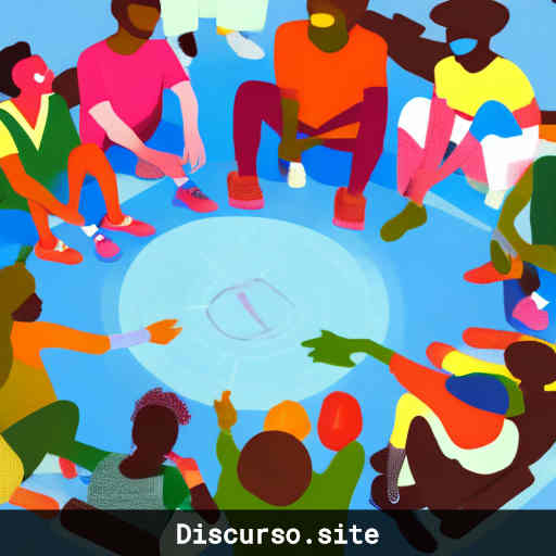 Estudiantes hablando y compartiendo ideas para mejorar la comunidad escolar