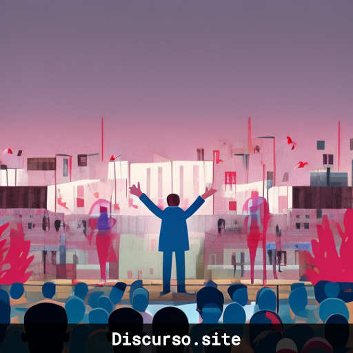 Persona agradeciendo a una multitud en un escenario